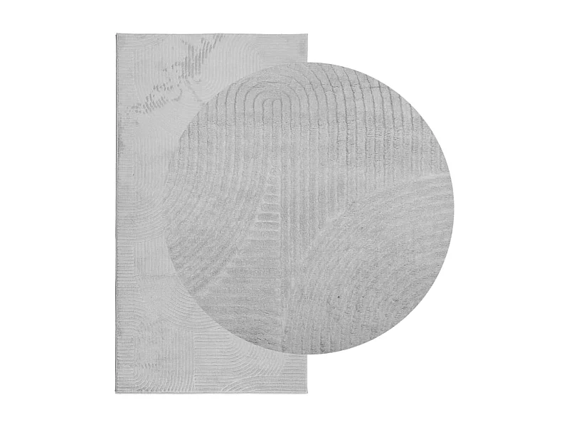 Everlyn  Teppich IZA Kurzflor Skandinavischer Look Grau 80x150 cm