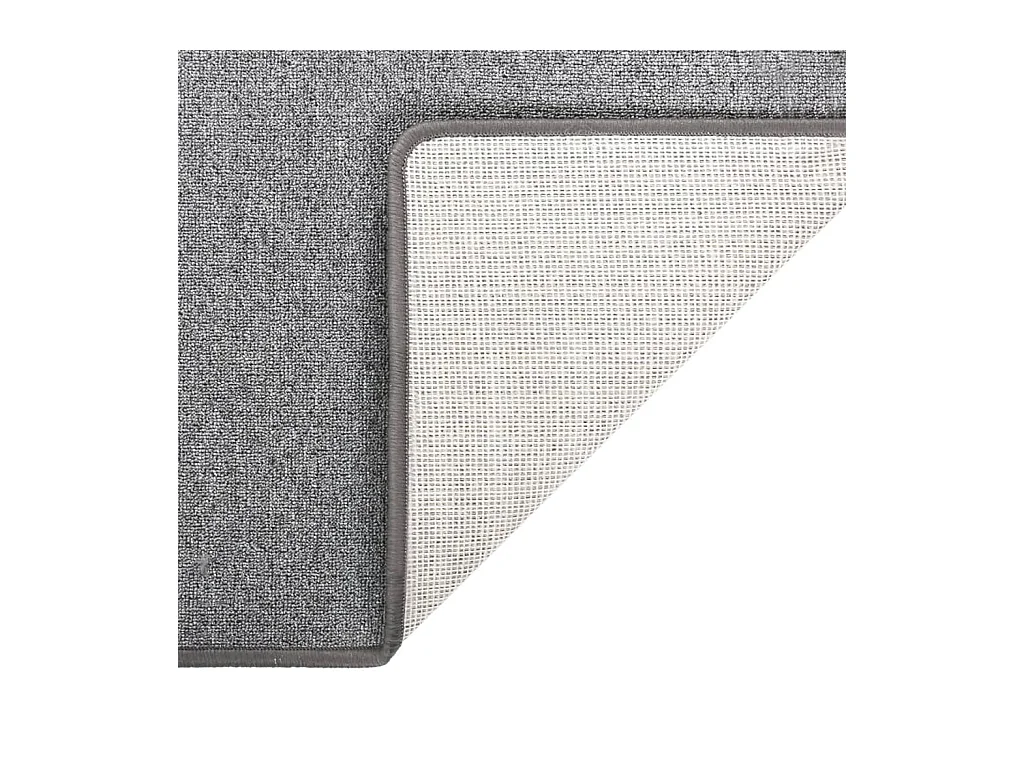 Pelle  Alfombra de pasillo gris oscuro 80x200 cm