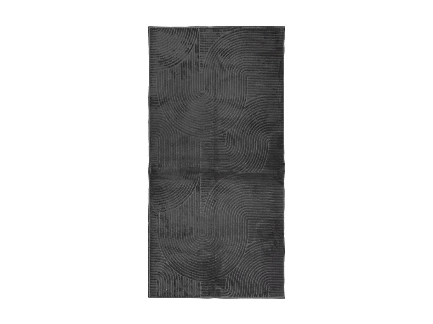 Everlyn  Tapis IZA poils courts style scandinave anthracite 100x200 cm