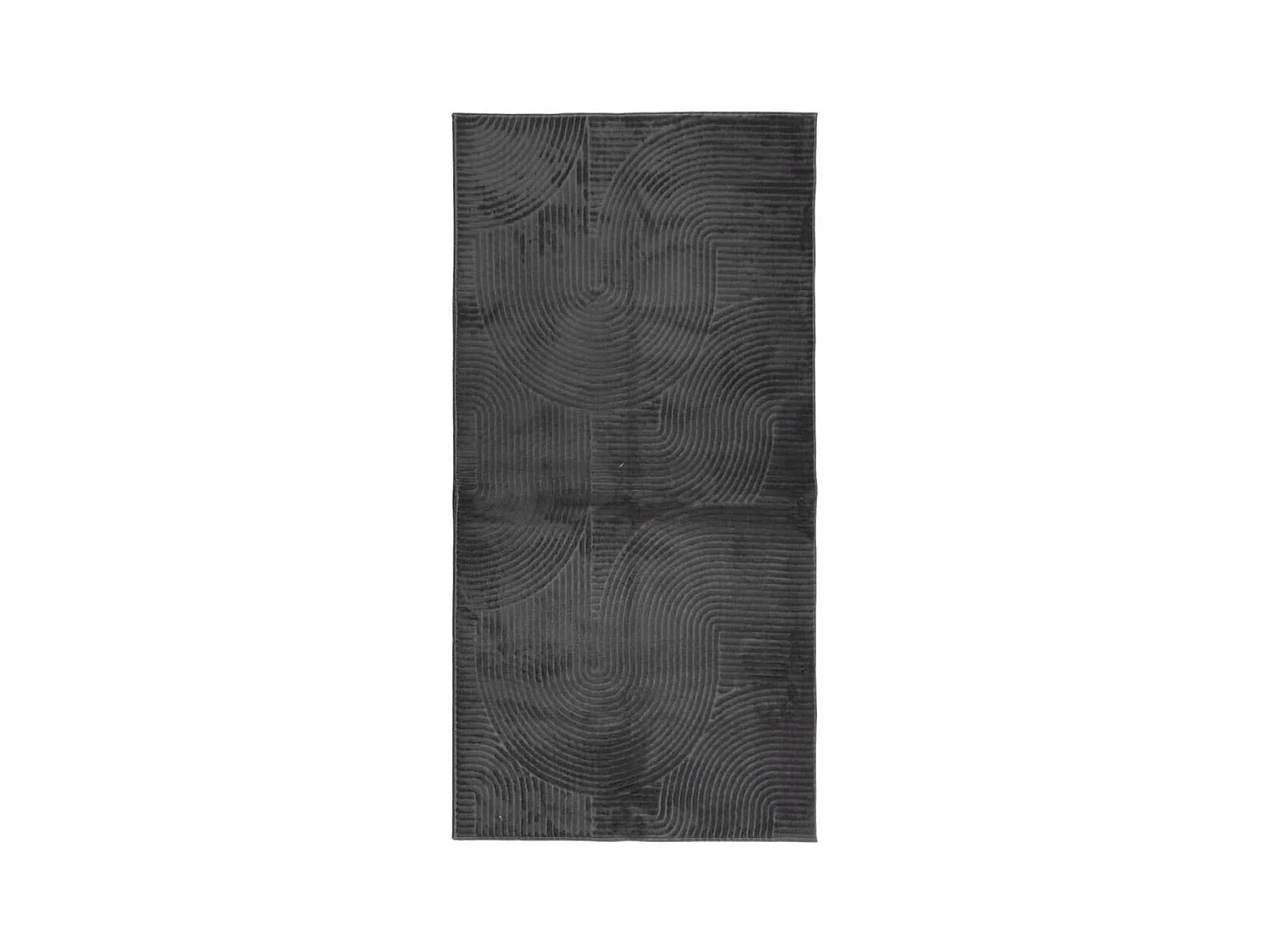 Everlyn  Tapis IZA poils courts style scandinave anthracite 100x200 cm