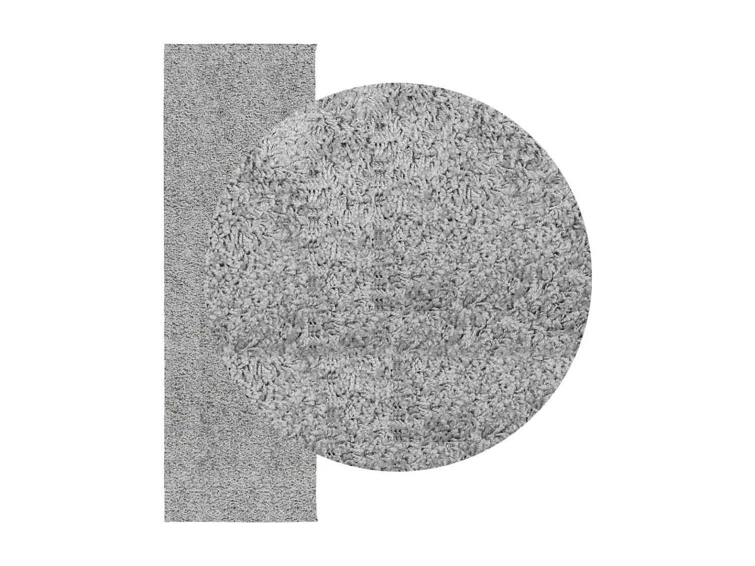 Vito  Shaggy-Teppich PAMPLONA Hochflor Modern Grau 80x250 cm