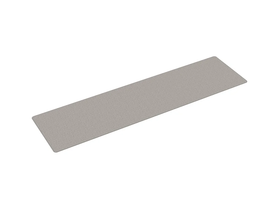 Overijse  Tapis de couloir aspect sisal taupe 80x300 cm