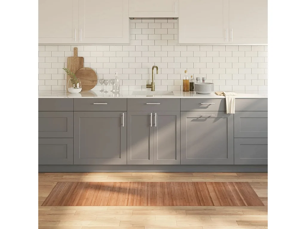 Wakil  Vloerkleed rechthoekig 60x200 cm bamboe l