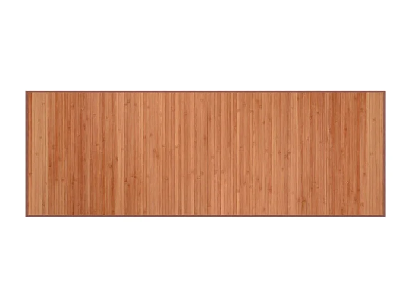 Senad  Teppich Rechteckig Braun 70x200 cm Bambus
