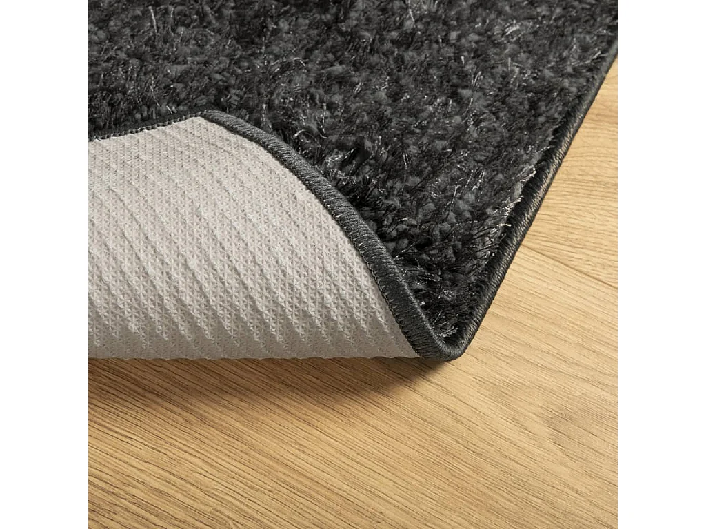 High Point  Alfombra pelo largo aspecto brillante ISTAN antracita 160x230cm