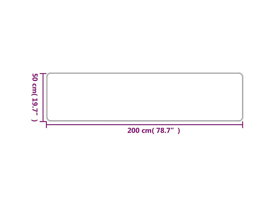 Overijse  Teppichläufer Sisal-Optik Taupe 50x200 cm