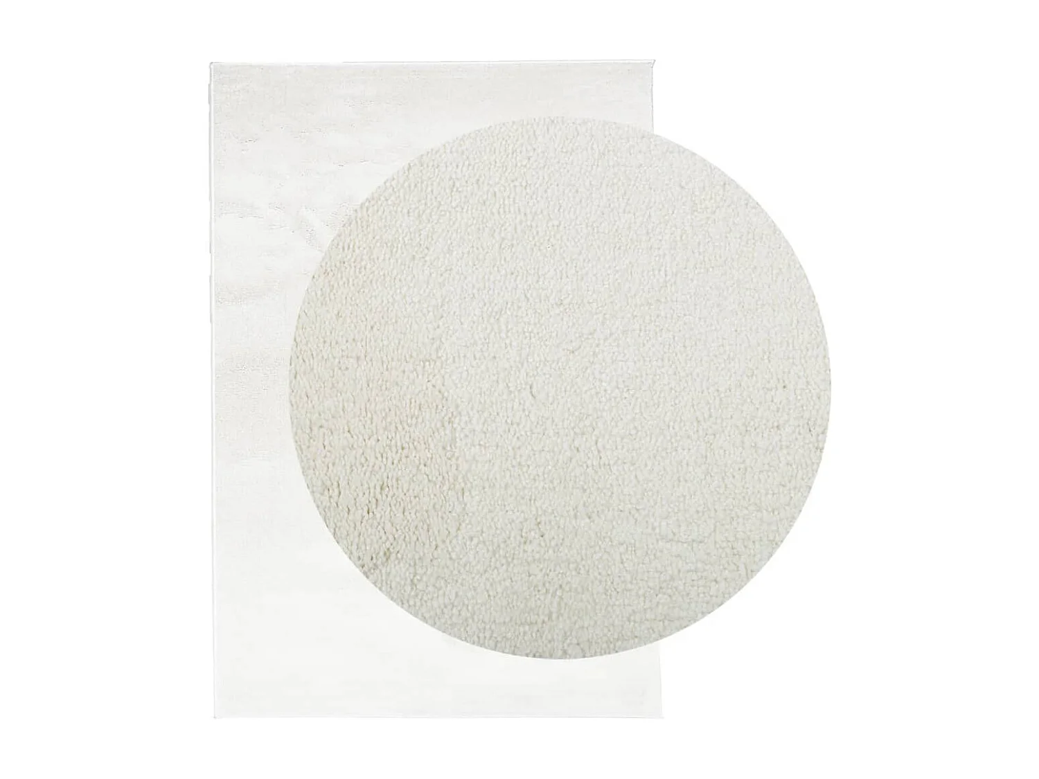 Sinto  Tapis OVIEDO à poils courts crème 120x170 cm