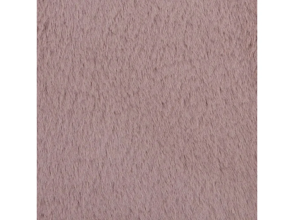 Claire-Françoise-Rose  Tapis Fausse fourrure de lapin 180x270 cm Vieux rose