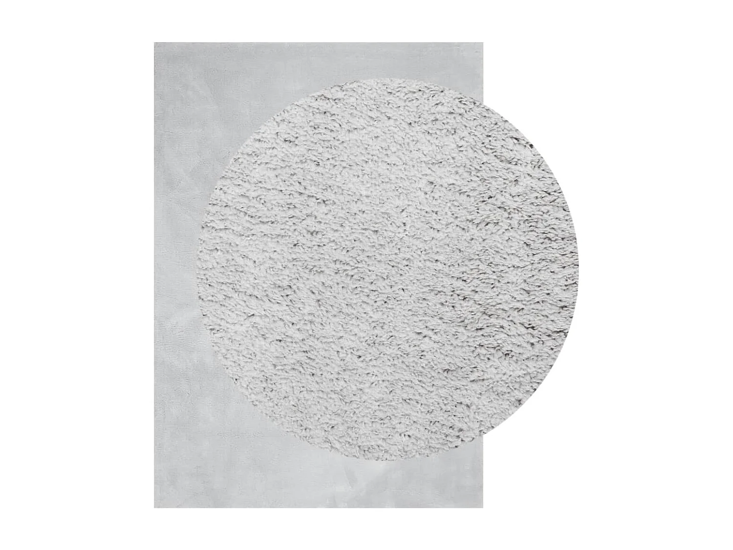 Hester  Teppich HUARTE Kurzflor Weich und Waschbar Grau 240x340 cm