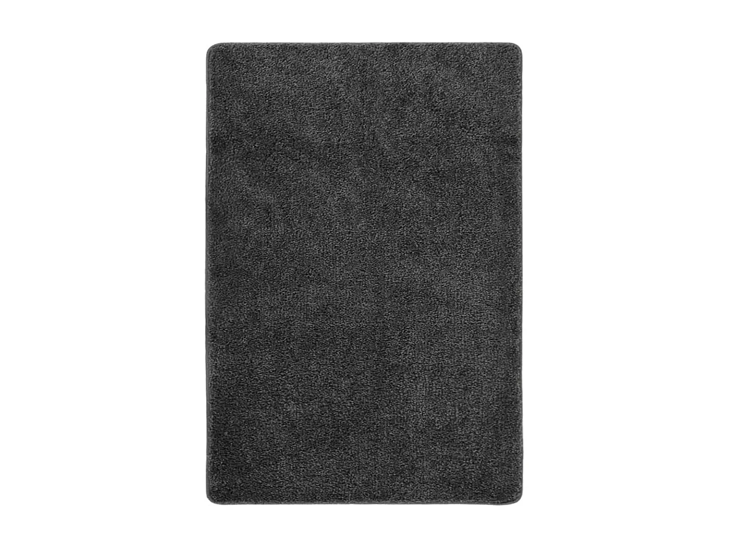 Charleroi  Alfombra peluda antideslizante gris oscuro 160x230 cm