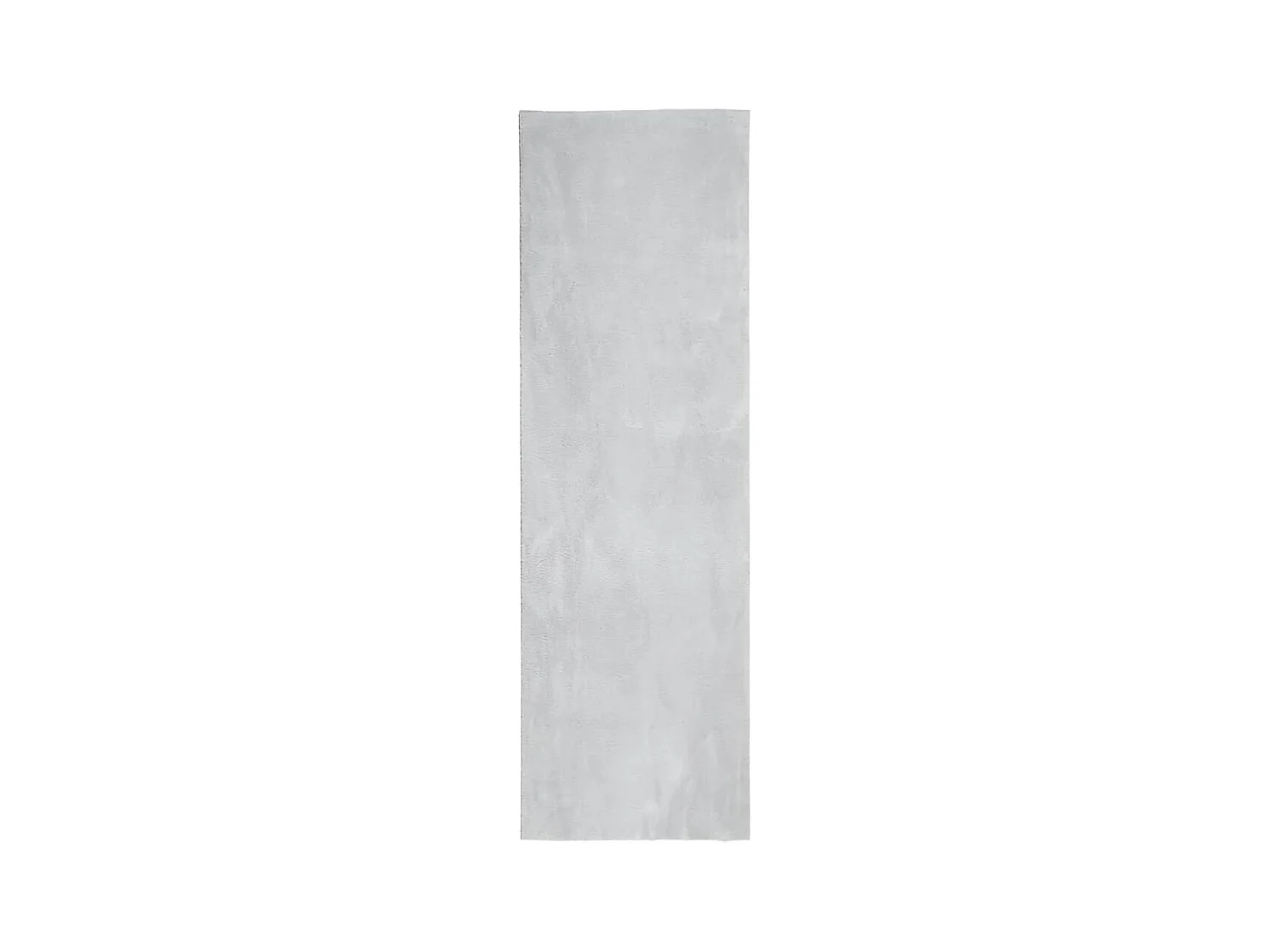 Hester  Alfombra de pelo corto suave lavable HUARTE gris 80x250 cm
