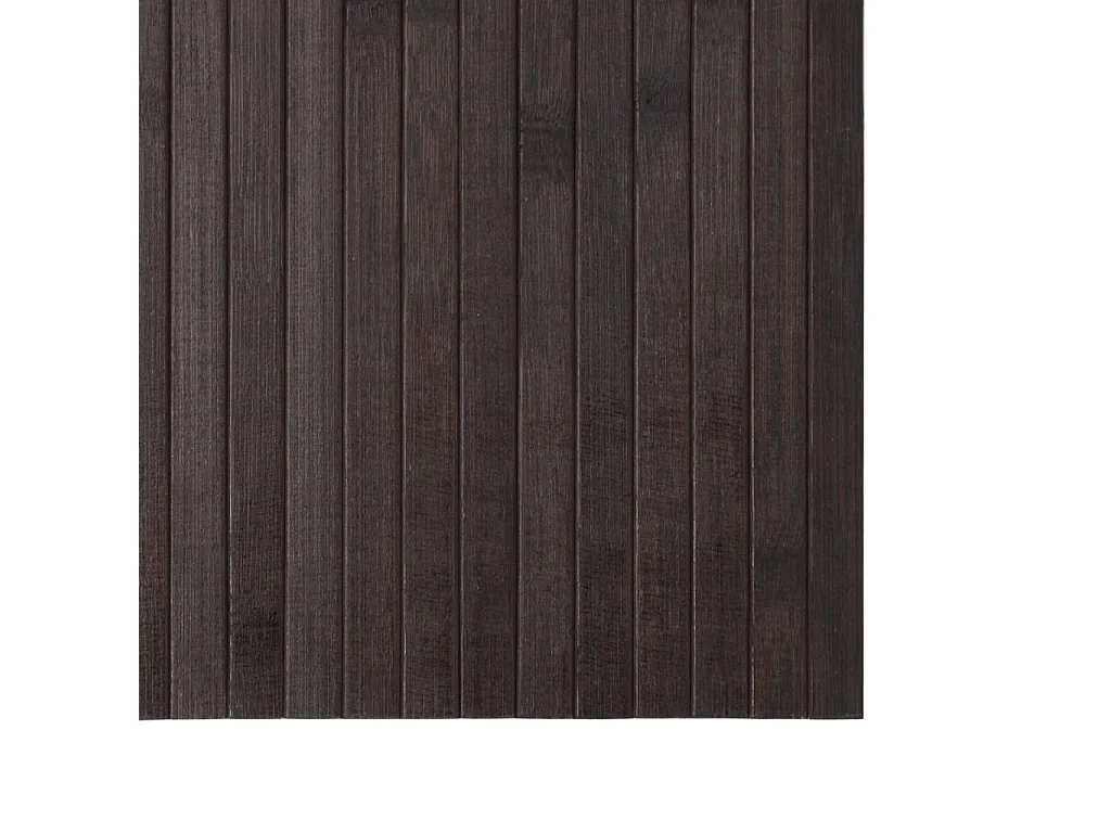 Wakil  Vloerkleed rechthoekig 100x400 cm bamboe donkerbruin