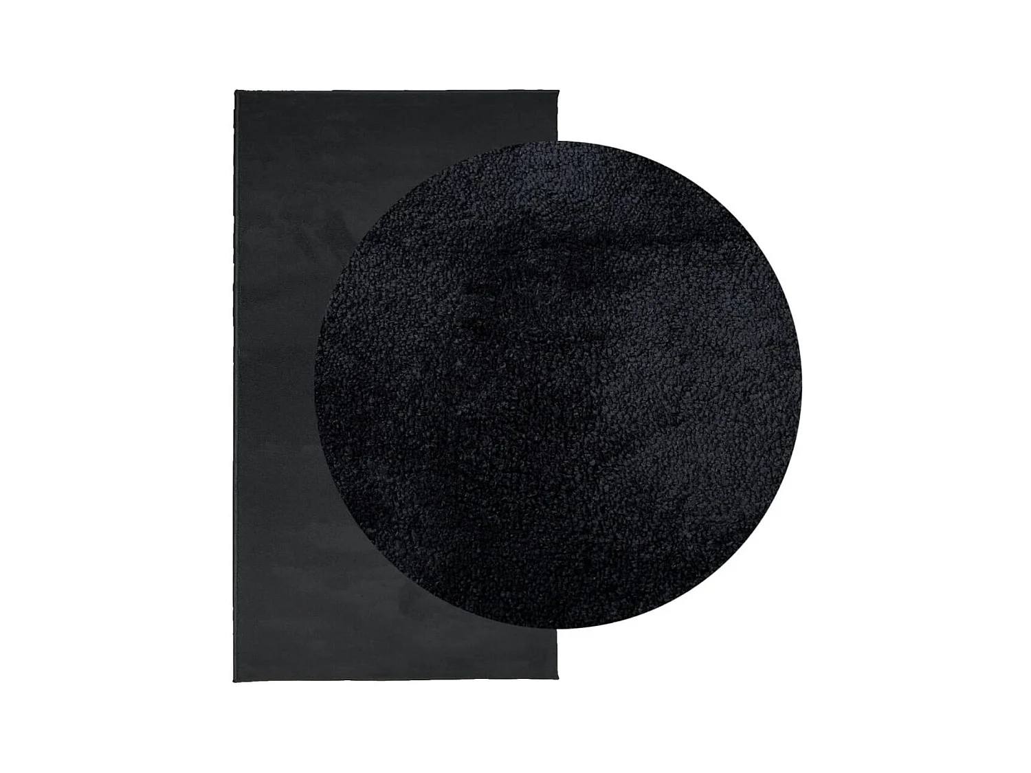 Sinto  Teppich OVIEDO Kurzflor Schwarz 60x110 cm