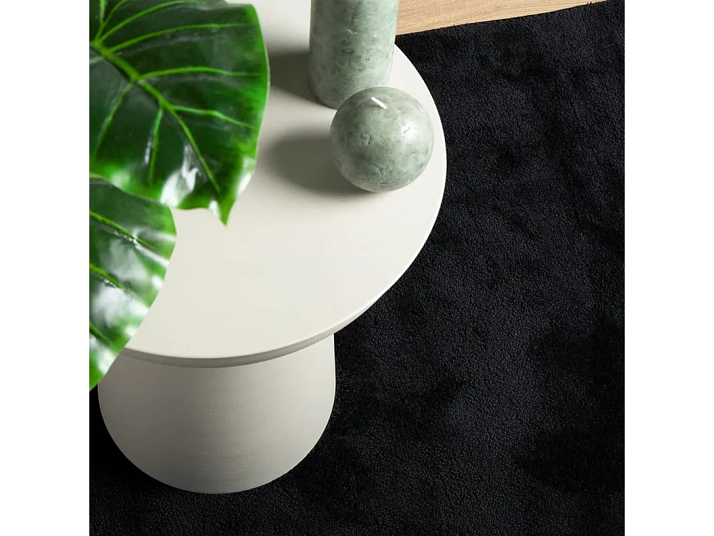 Sinto  Teppich OVIEDO Kurzflor Schwarz 60x110 cm