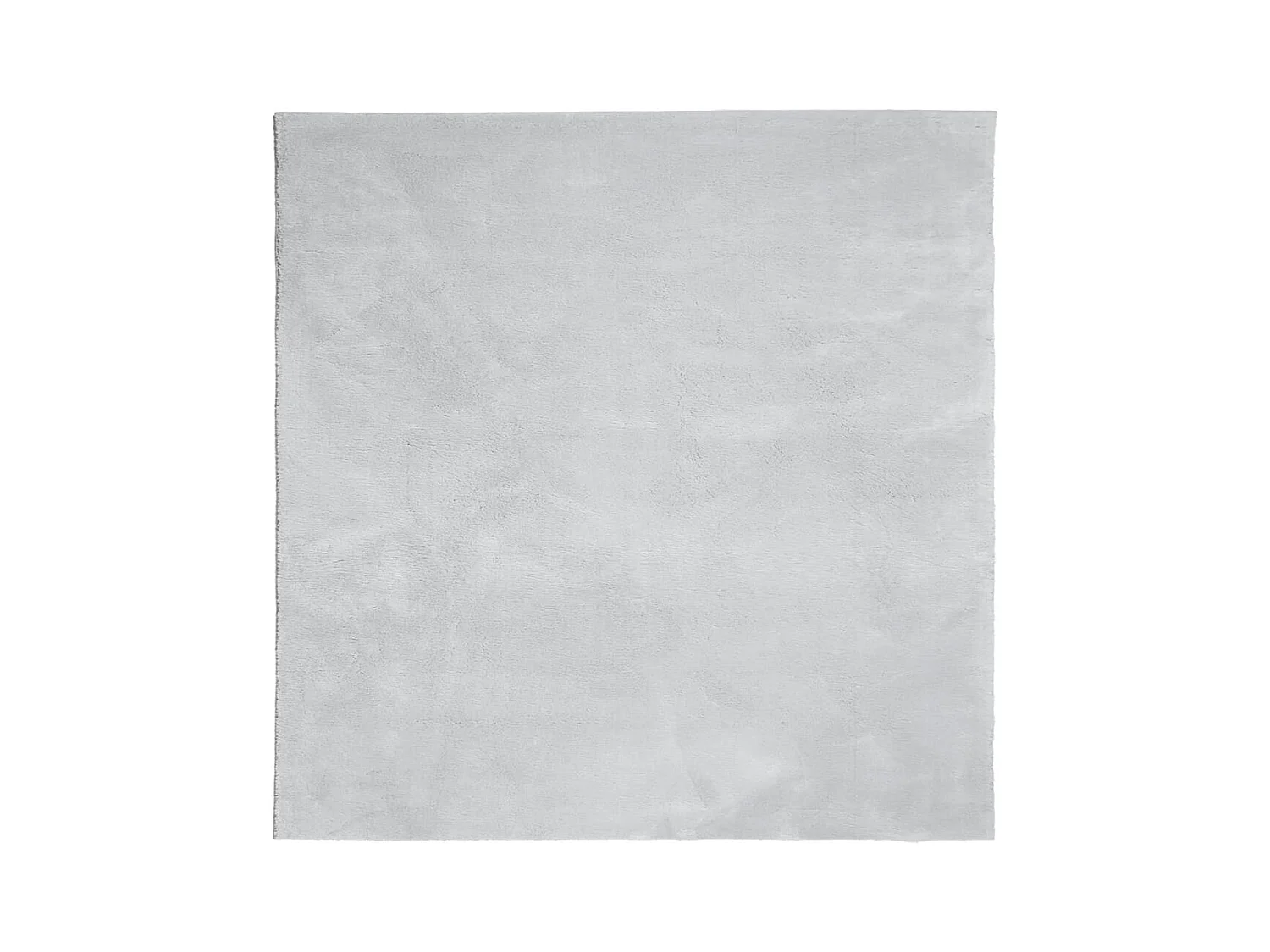Hester  Tapis HUARTE à poils courts doux et lavable gris 160x160 cm