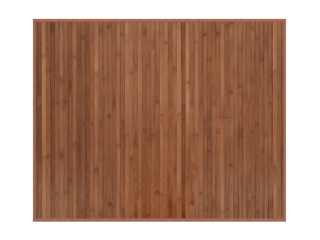 Senad  Tappeto Rettangolare Marrone 80x100 cm in Bambù