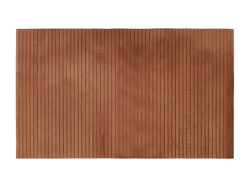 Wakil  Alfombra rectangular bambú marrón 60x100 cm