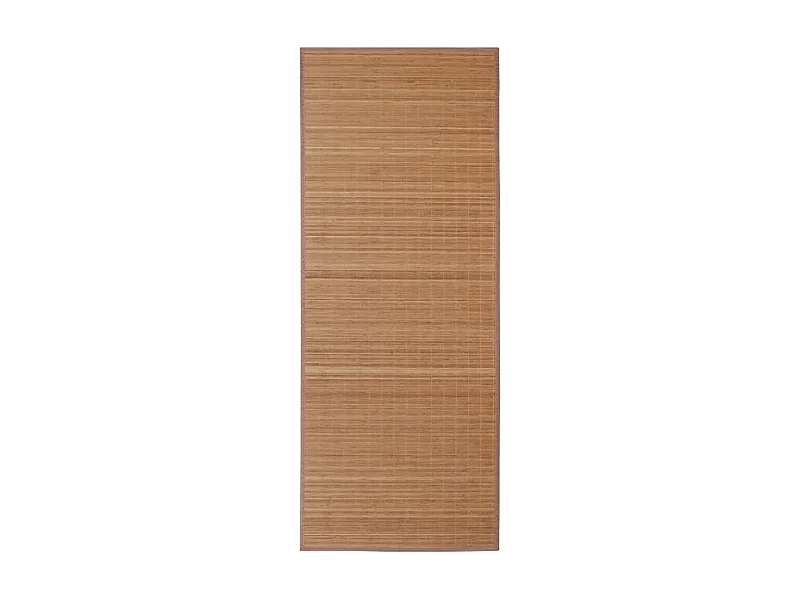 Claire-Emmanuelle-Rose  Tapis en bambou 100x160 cm Marron