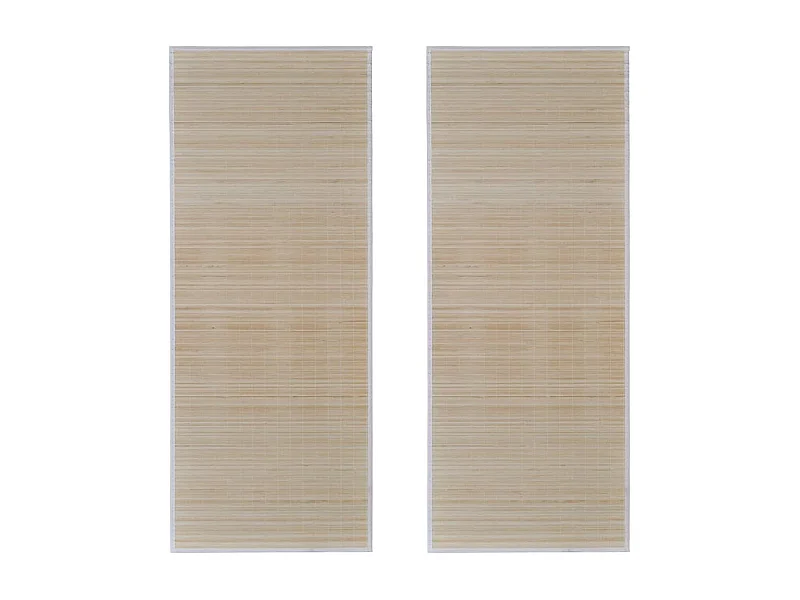 Tone Kristine  Tapis rectangulaires Bambou l 2 pcs 120x180 cm