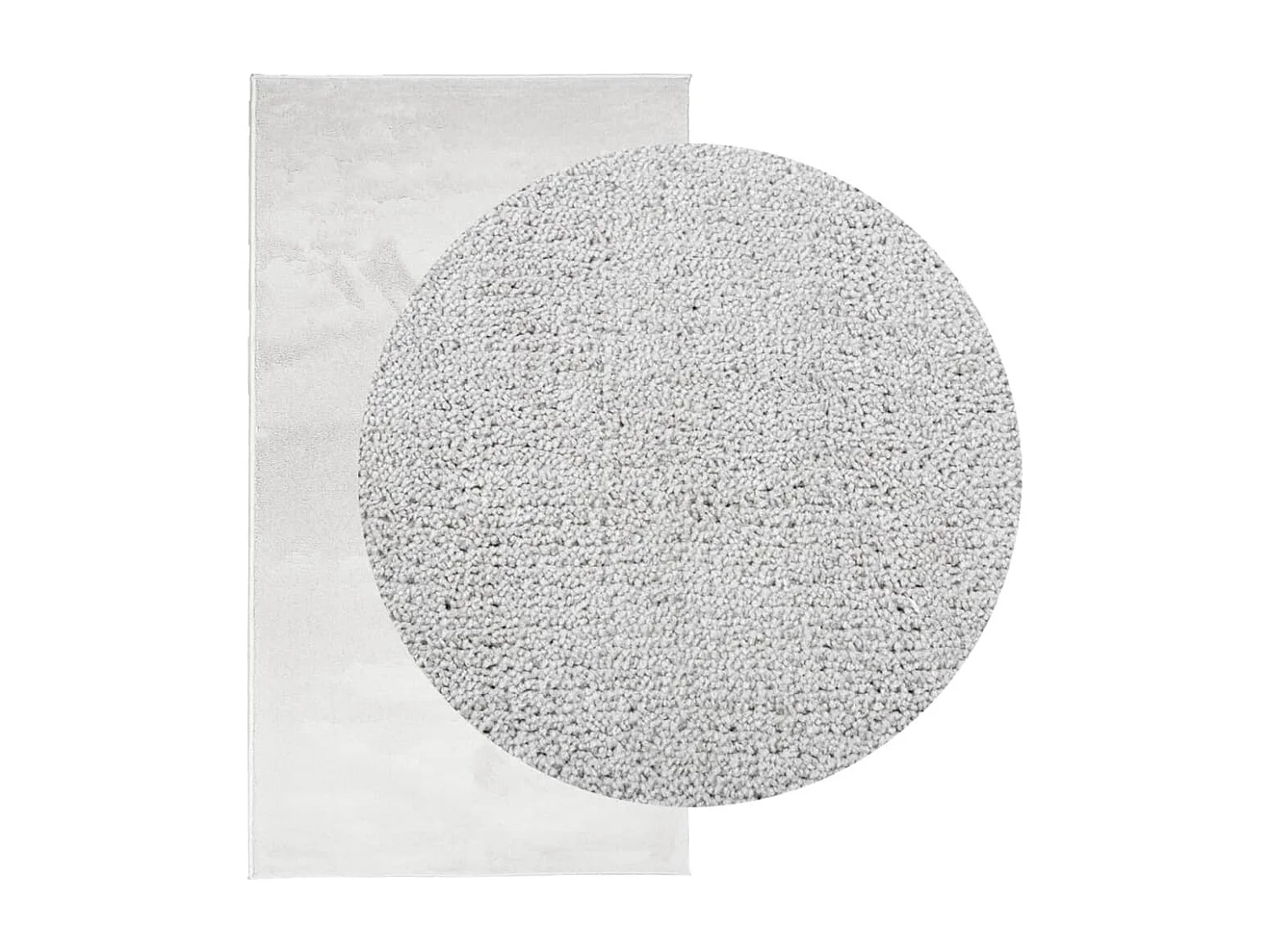 Sinto  Tappeto OVIEDO a Pelo Corto Grigio 80x150 cm