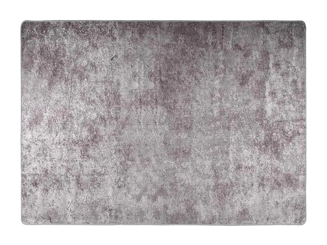Elsje  Alfombra lavable antideslizante gris 120x180 cm
