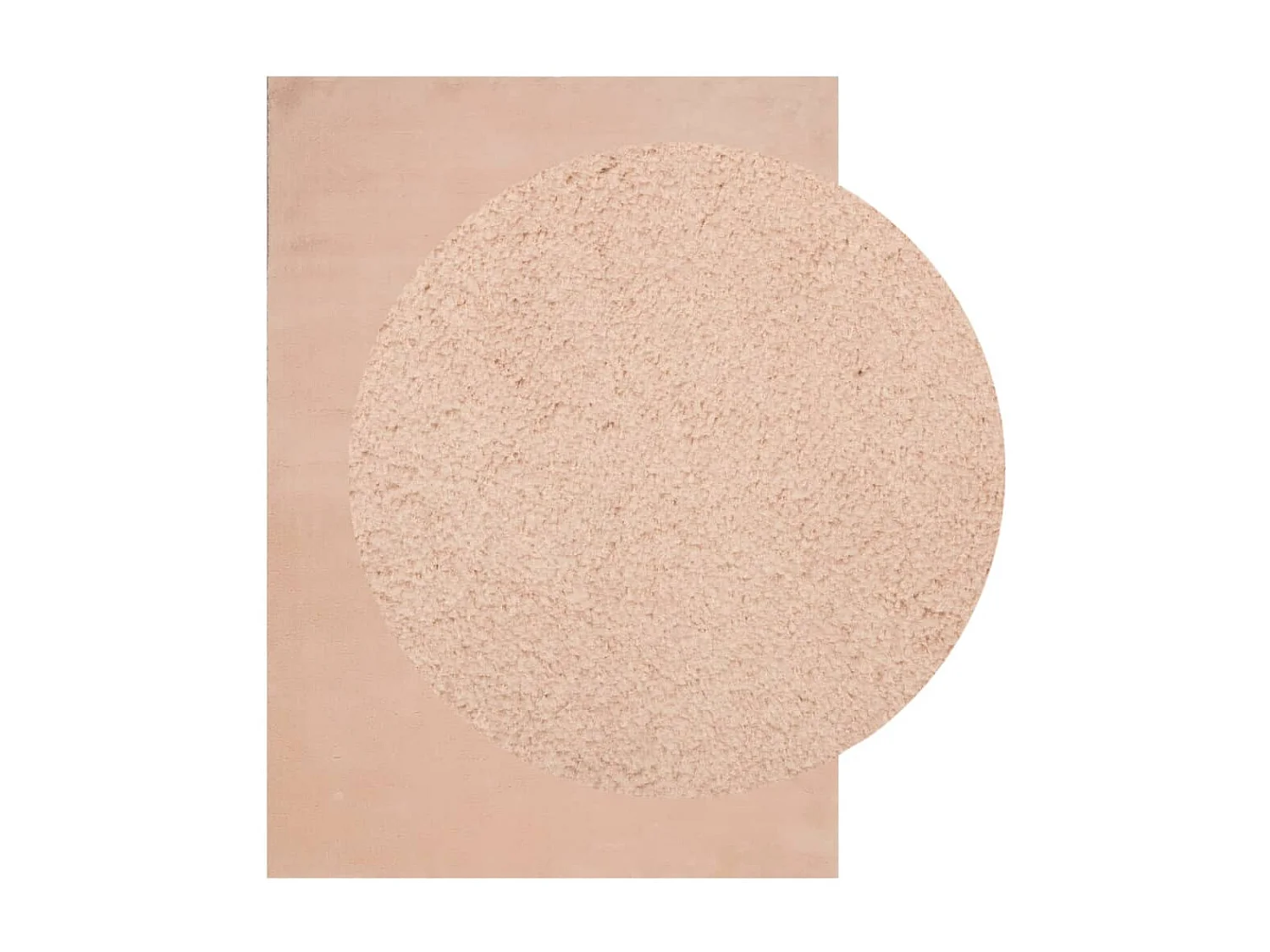 Hester  Tapis HUARTE à poils courts doux lavable rouge clair 240x340 cm