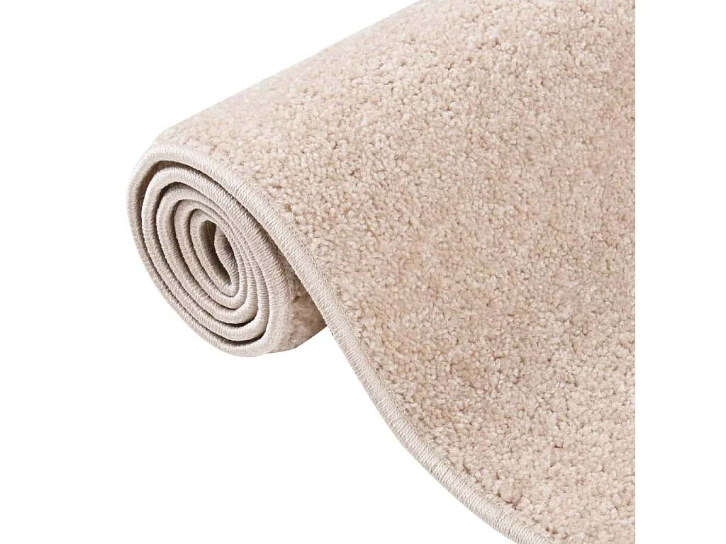 Phoebe  Tapis à poils courts 140x200 cm Beige foncé