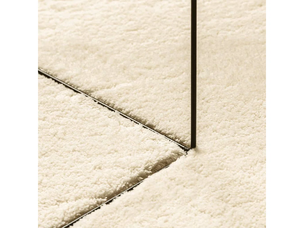 Hester  Tapis HUARTE à poils courts doux et lavable crème 100x200 cm