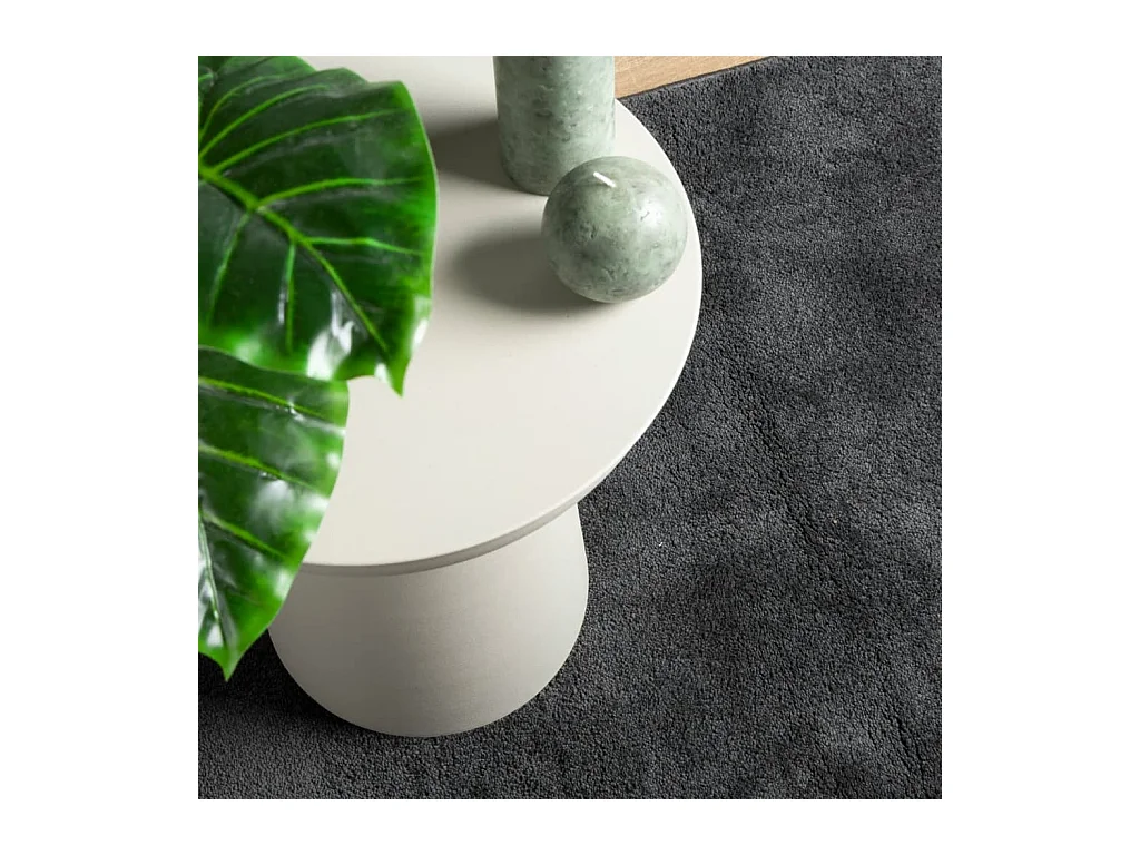 Sinto  Vloerkleed OVIEDO laagpolig 80x250 cm antracietkleurig