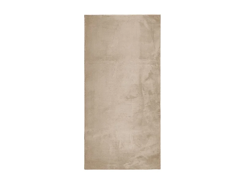 Hester  Tapis HUARTE à poils courts doux et lavable sable 100x200 cm