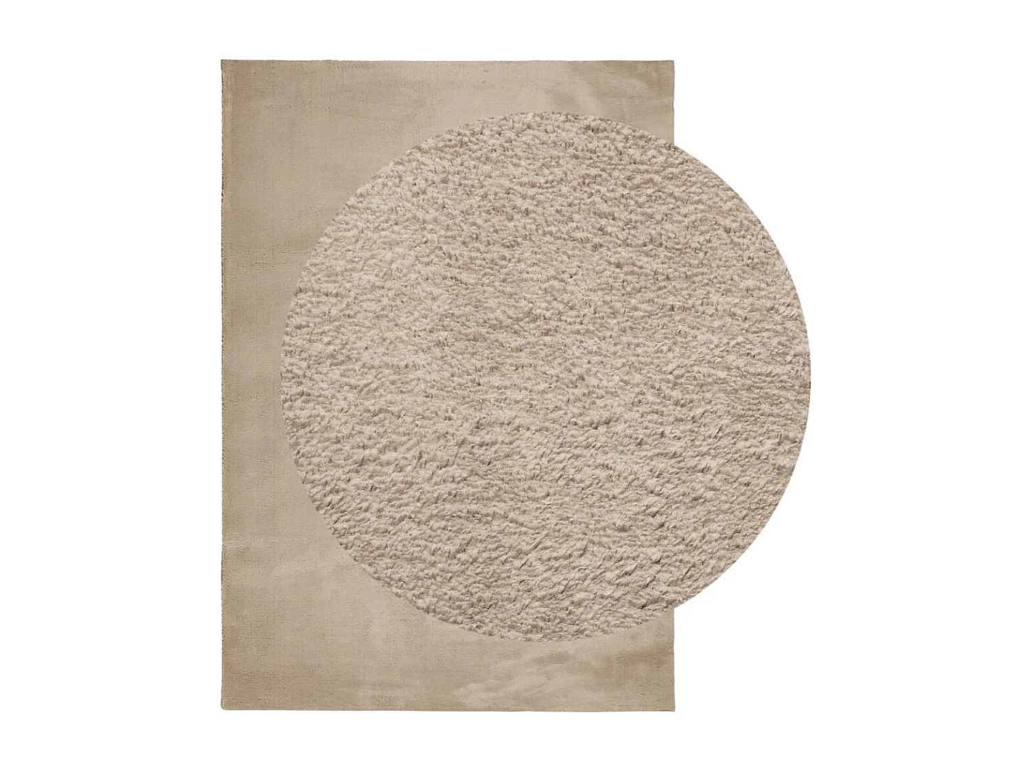 Hester  Tapis HUARTE à poils courts doux et lavable sable 160x230 cm