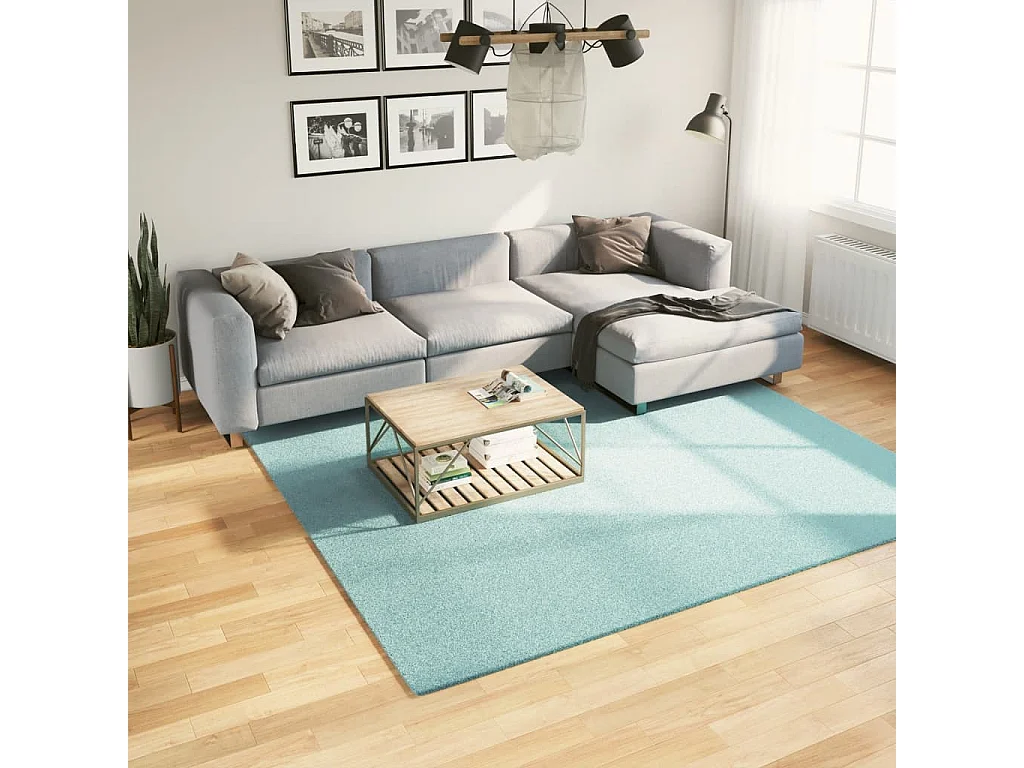 Sinto  Vloerkleed OVIEDO laagpolig 240x240 cm groen