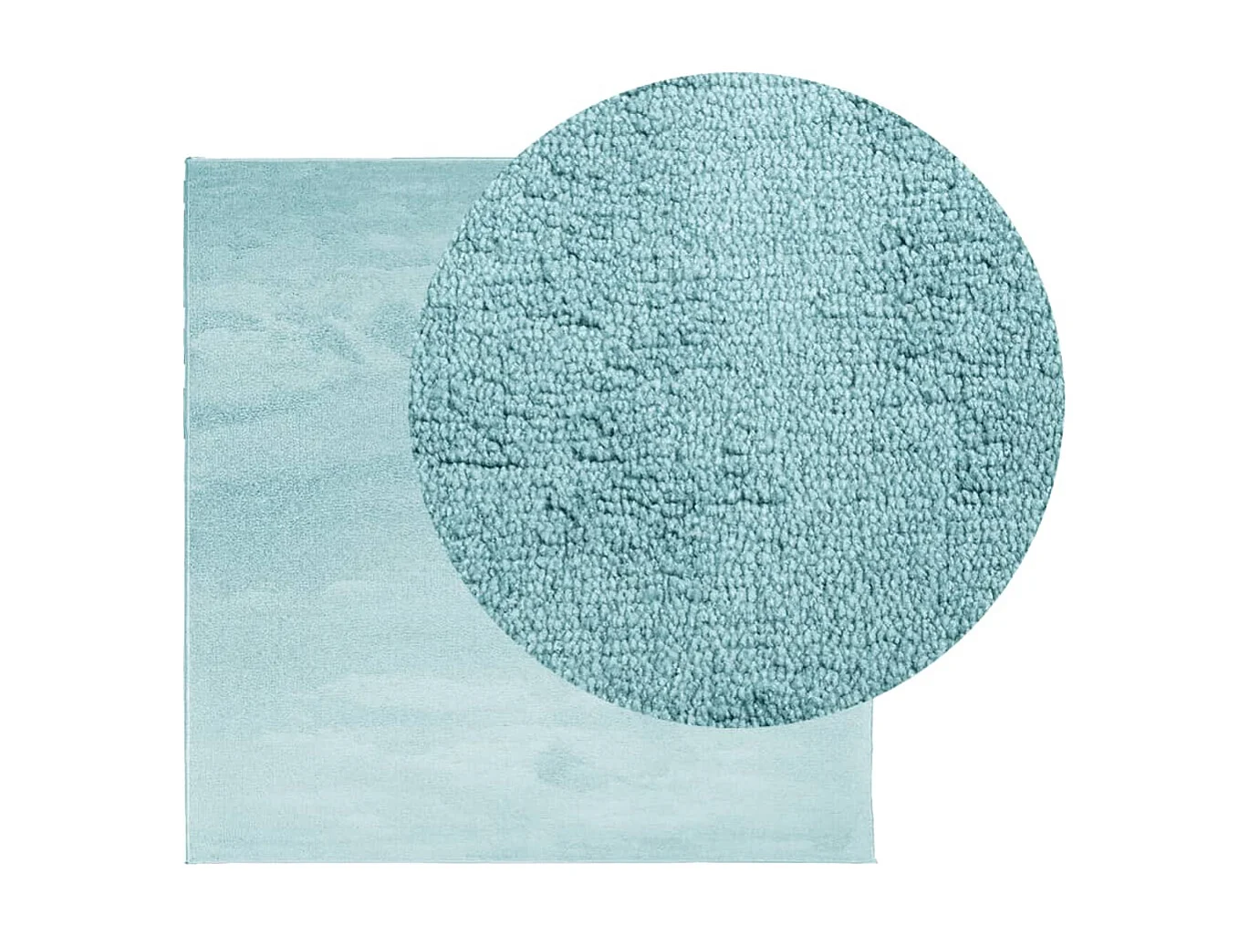 Sinto  Vloerkleed OVIEDO laagpolig 240x240 cm groen