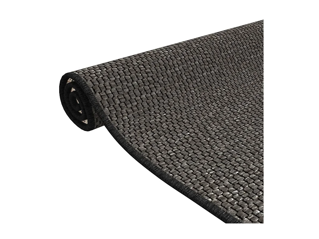 Overijse  Tapijtloper 50x150 cm sisal-look antracietkleurig