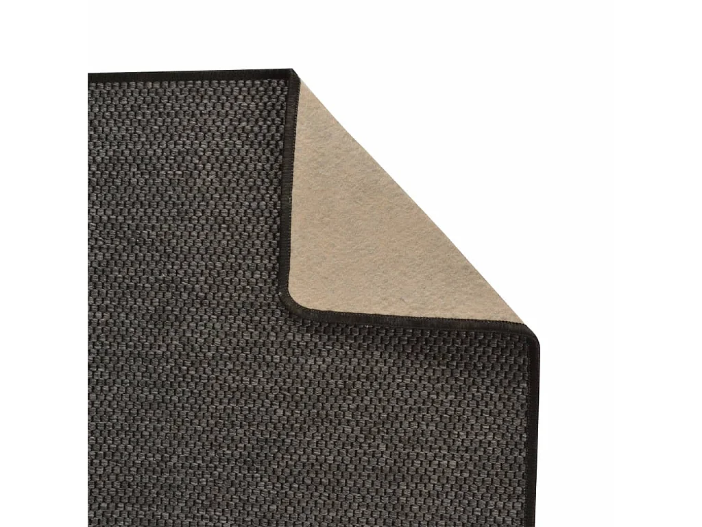 Overijse  Tapijtloper 50x150 cm sisal-look antracietkleurig