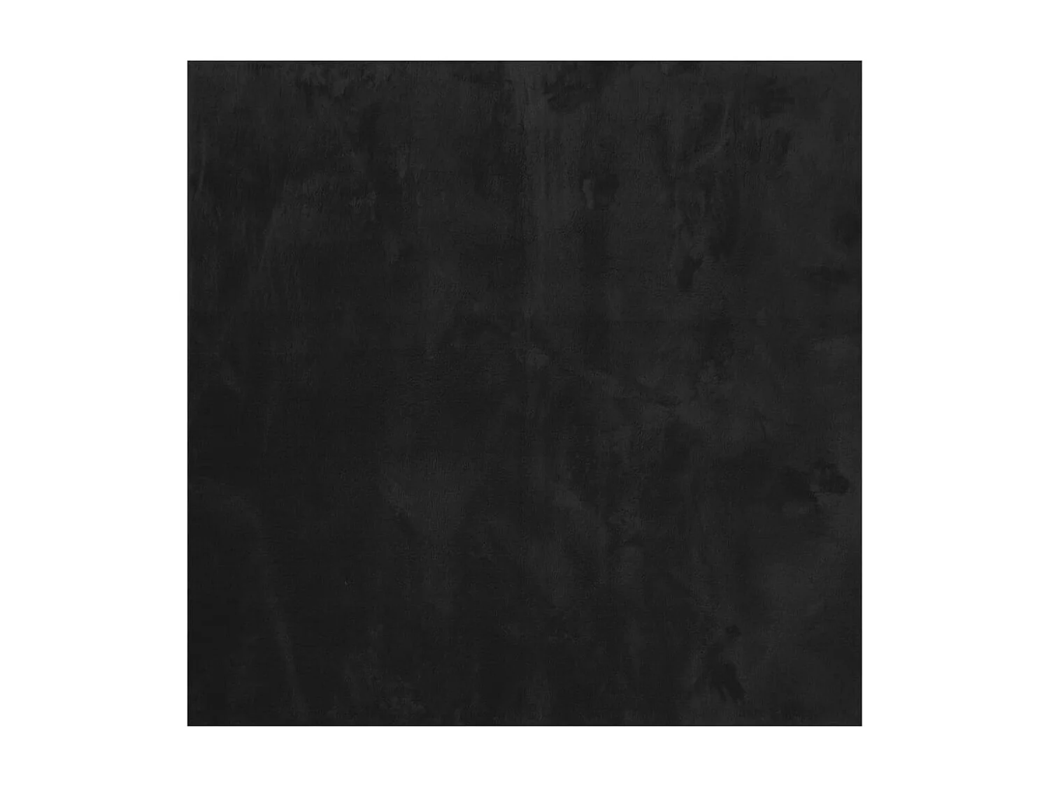 Hester  Tappeto a Pelo Corto HUARTE Morbido e Lavabile Nero 120x120cm