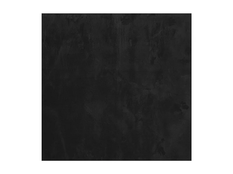 Hester  Tapis HUARTE à poils courts doux et lavable noir 120x120 cm