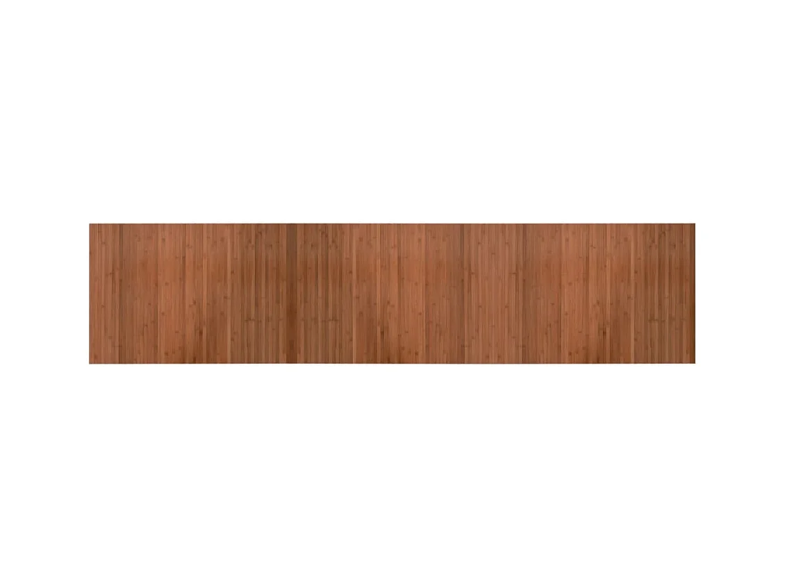 Wakil  Tapis rectangulaire marron 70x300 cm bambou