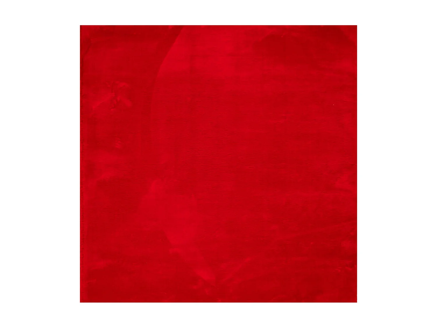 Hester  Alfombra de pelo corto suave lavable HUARTE rojo 160x160 cm