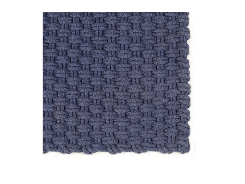 Jochem  Tapis rectangulaire Bleu marine 160x230 cm Coton