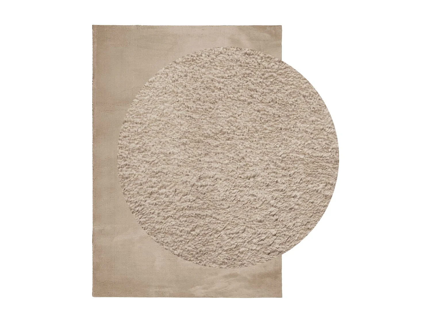 Hester  Tapis HUARTE à poils courts doux et lavable sable 120x170 cm