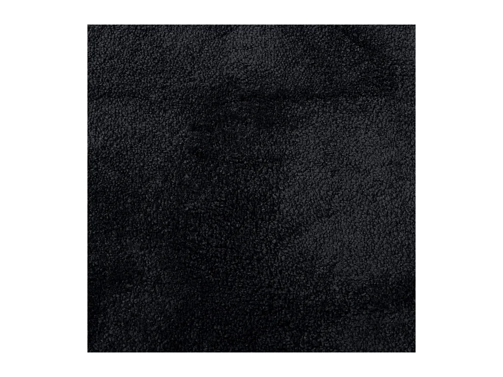 Sinto  Tapis OVIEDO à poils courts noir 200x200 cm