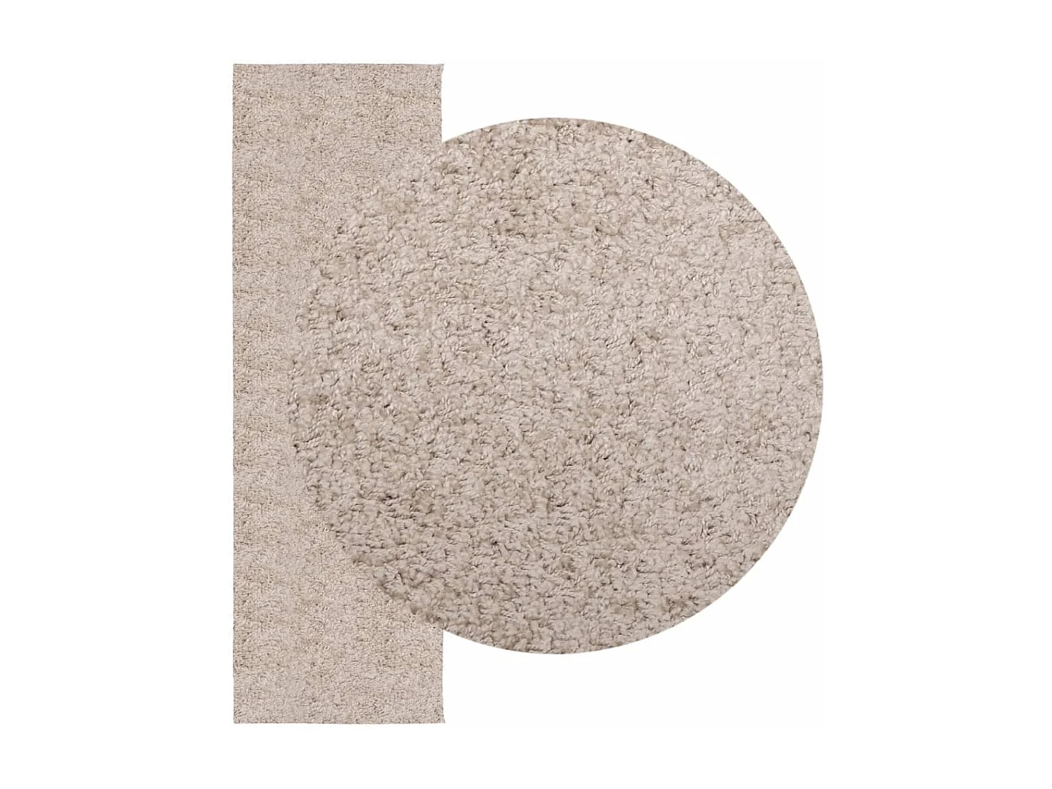 Vito  Vloerkleed PAMPLONA shaggy hoogpolig modern 80x250 cm beige