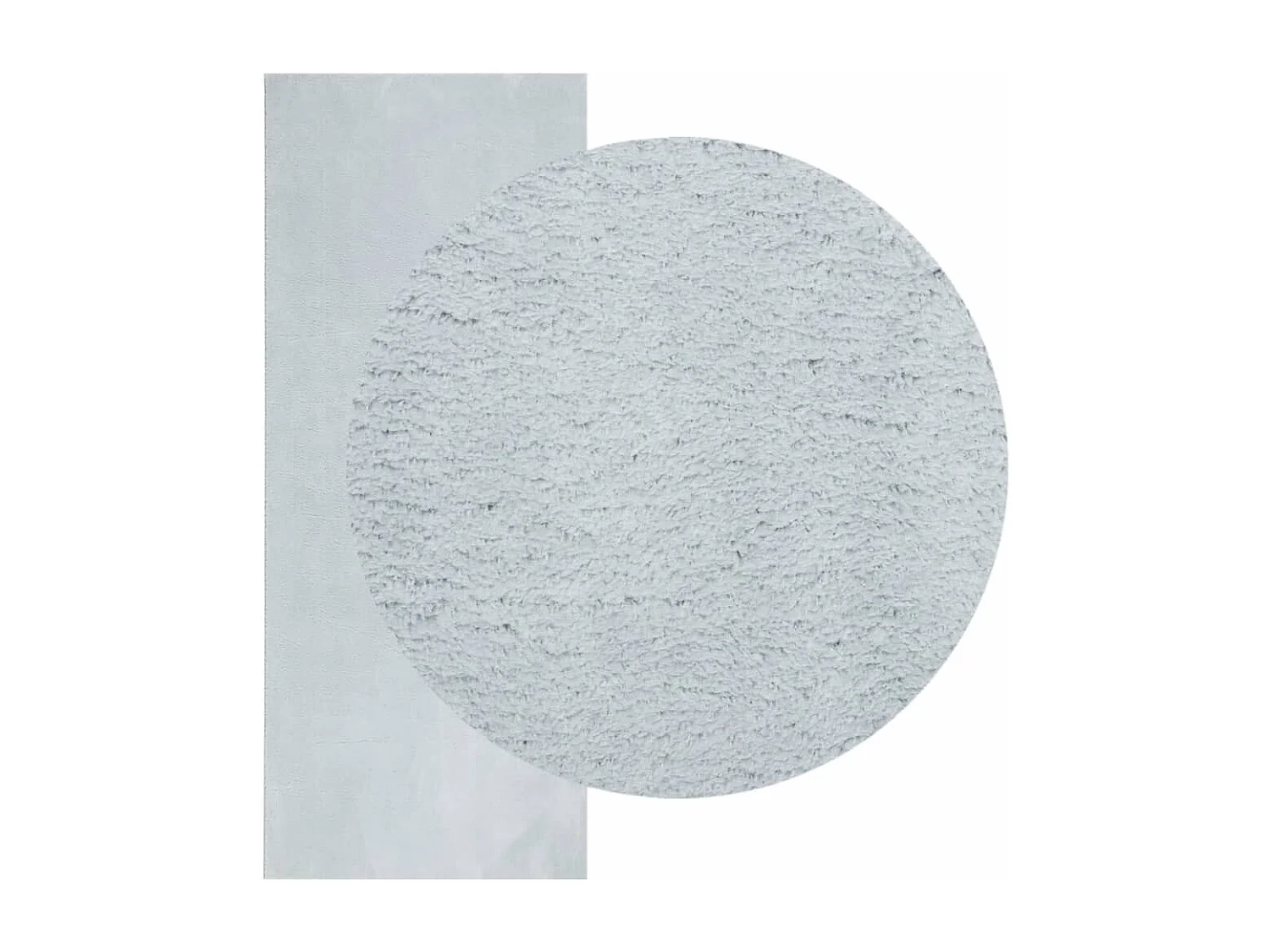 Hester  Alfombra de pelo corto suave lavable HUARTE azul 80x200 cm