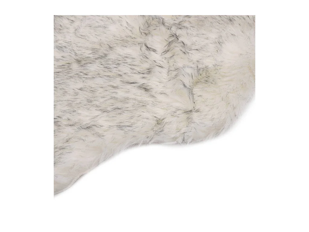 Emmett  Tapis 60 x 90 cm Peau de mouton synthétique Mélange de gris