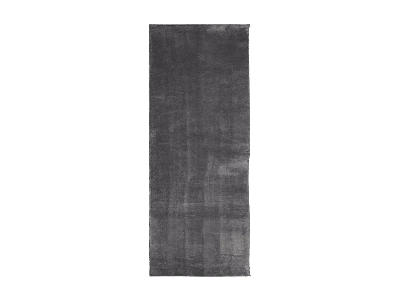 Hester  Tapis HUARTE à poils courts doux et lavable anthracite 80x200cm