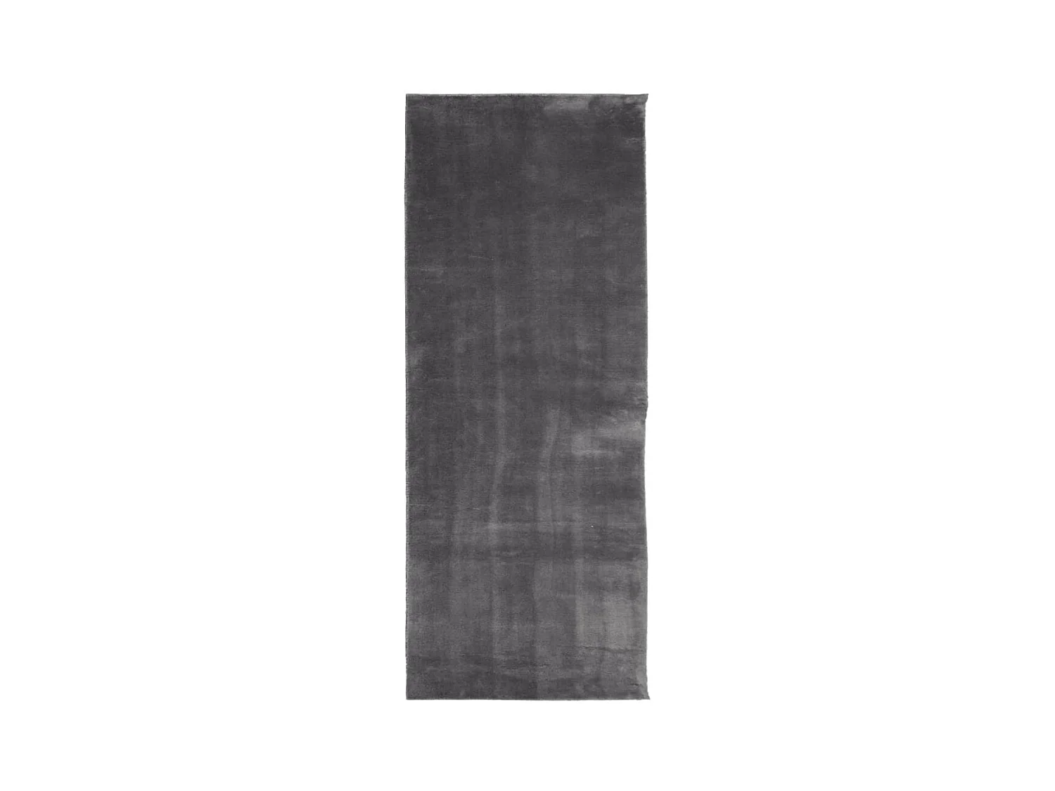 Hester  Tapis HUARTE à poils courts doux et lavable anthracite 80x200cm