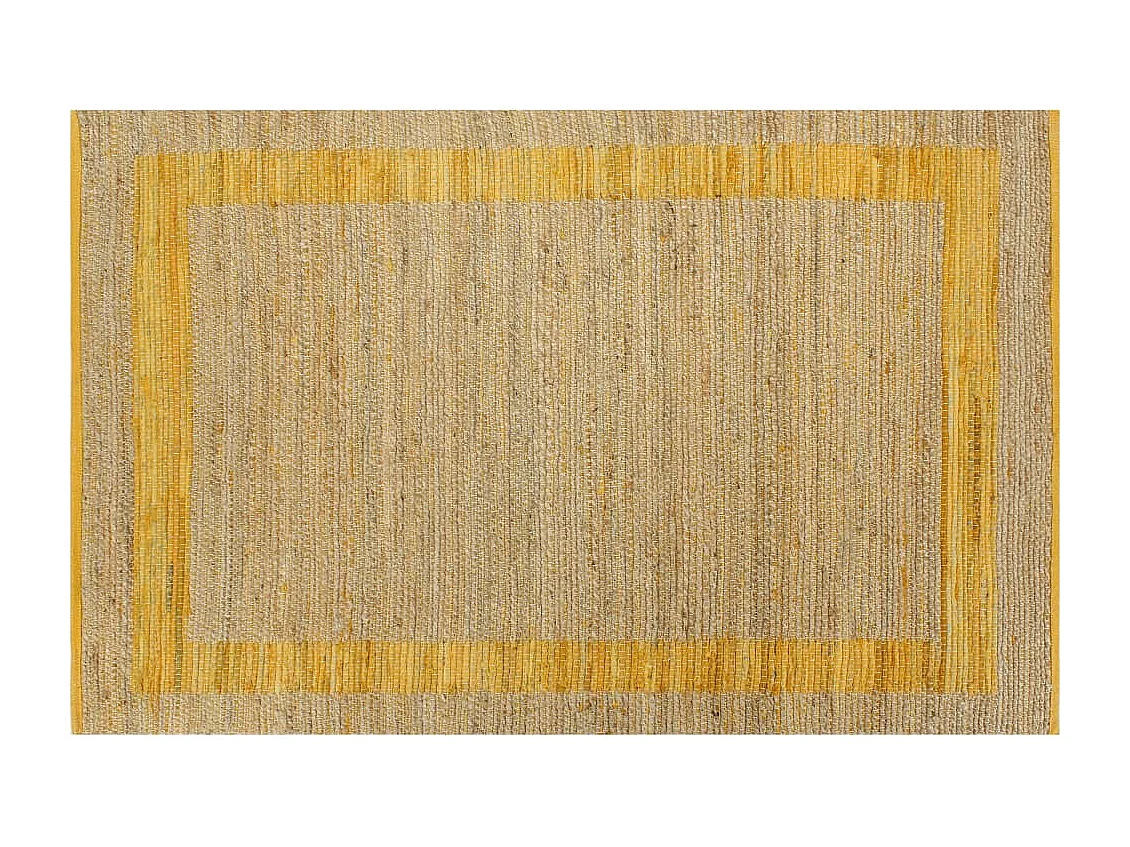 Prolenta Premium -  Vloerkleed handgemaakt 160x230 cm jute geel