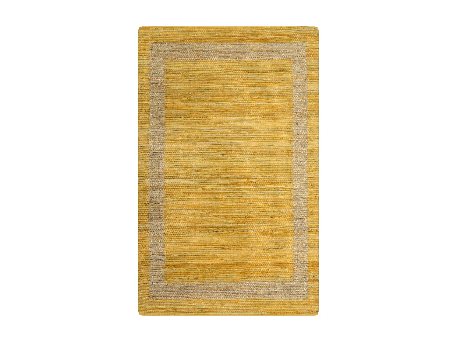 Prolenta Premium -  Tapis fait à la main jute jaune 160x230 cm
