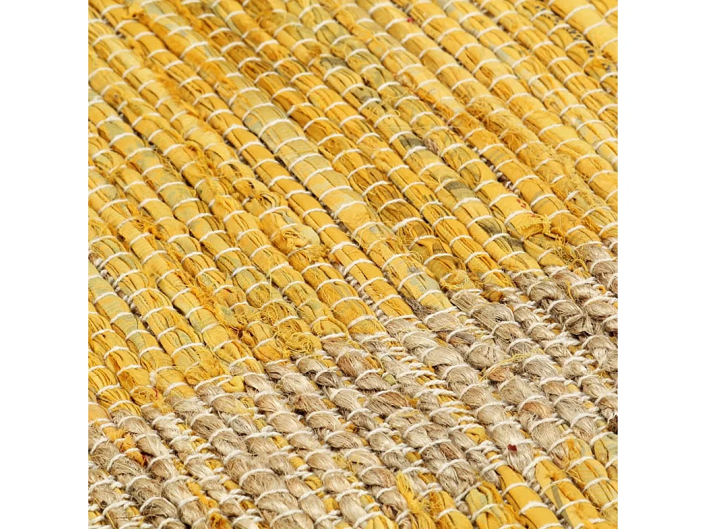 Prolenta Premium -  Tapis fait à la main jute jaune 160x230 cm
